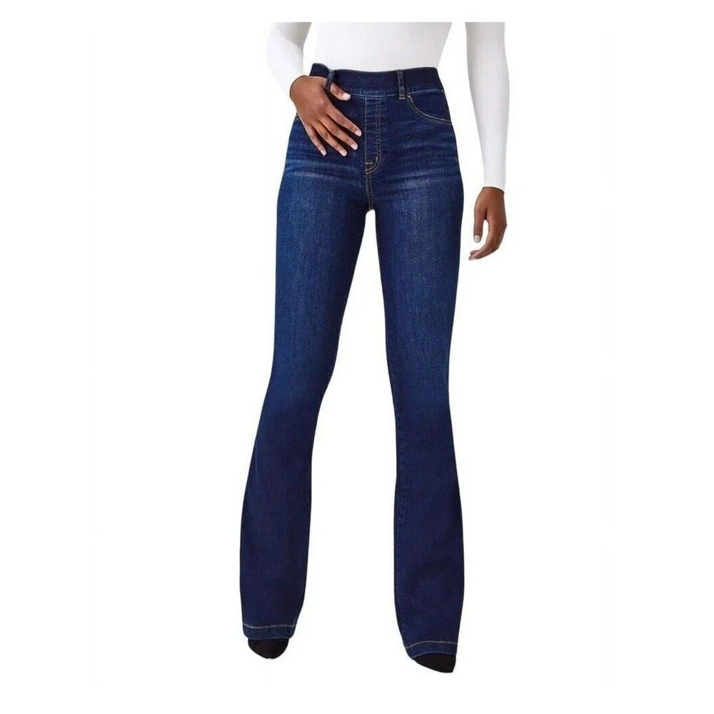 Chic NWT Spanx Midnight Shade Flare Downtown Pull-On Shaping Pants Size Medium